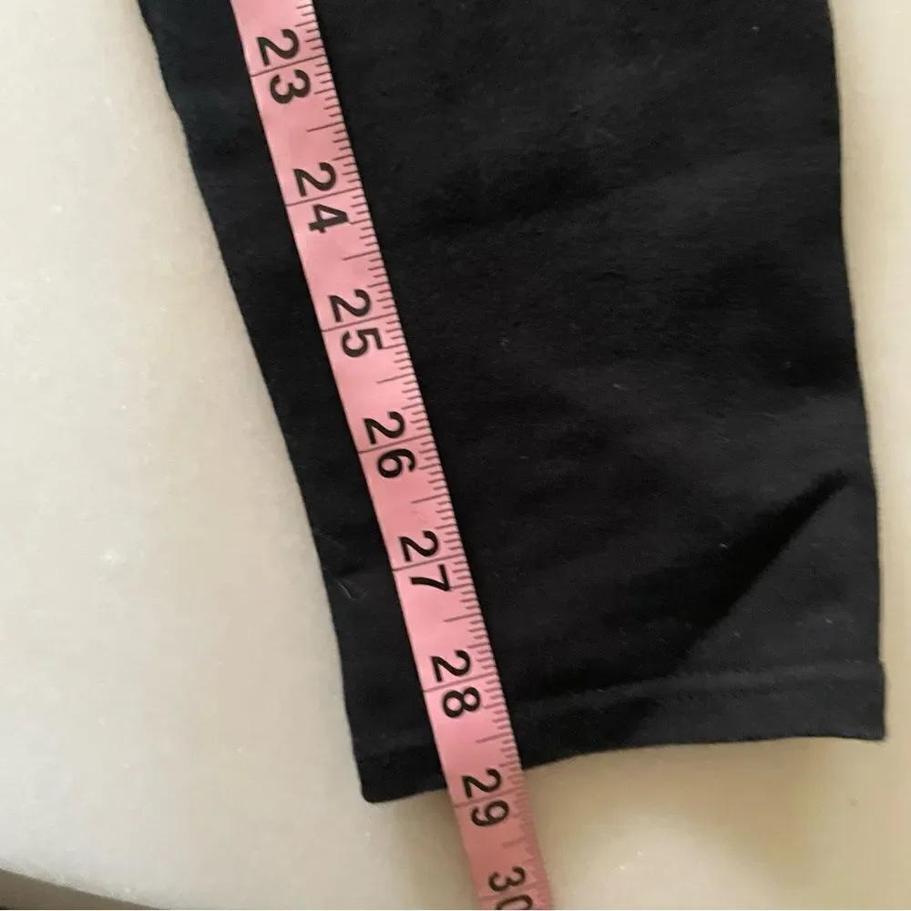 Helmut Lang Cocoon Cotton-Blend Black Legging- Size Small